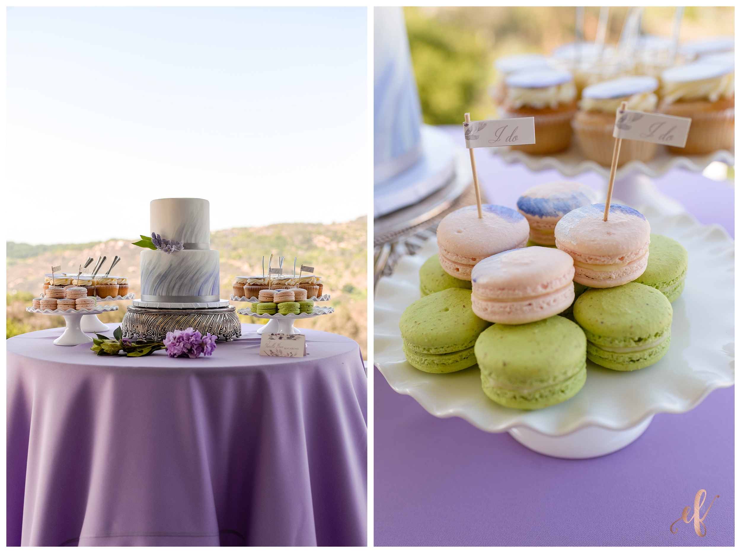 San Diego Wedding Photographer | Lila Canyon Estate | Ernie & Fiona Photography | Jenny Wenny Cakes