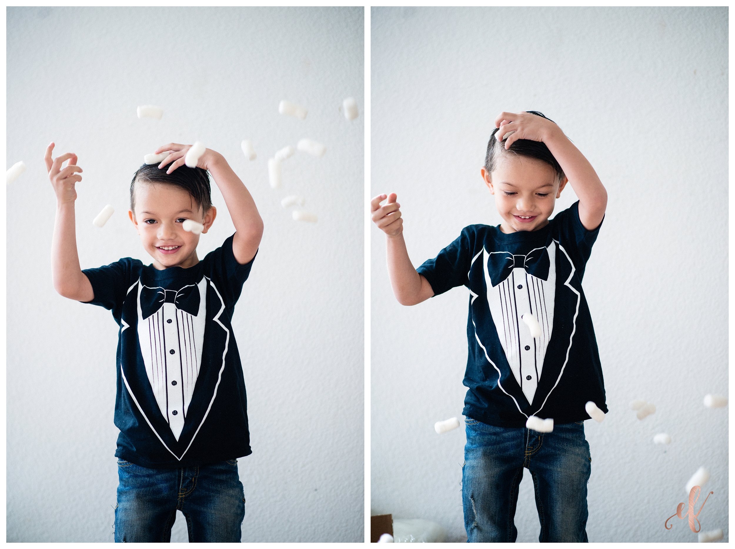 San Diego Portrait Photography | School | First Day of School | Tuxedo T-Shirt