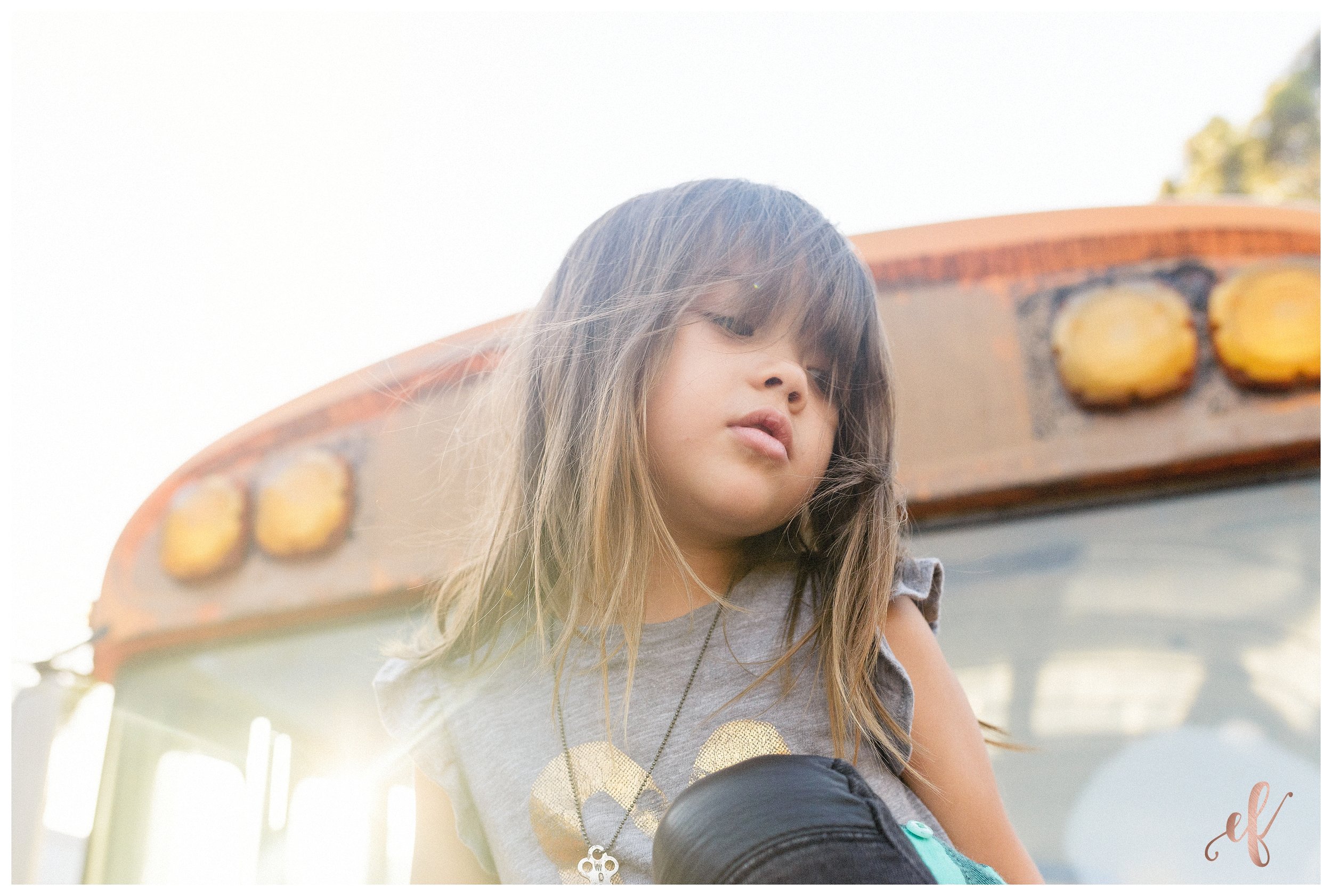 San Diego Portrait Photography | School Bus | Family Portraits