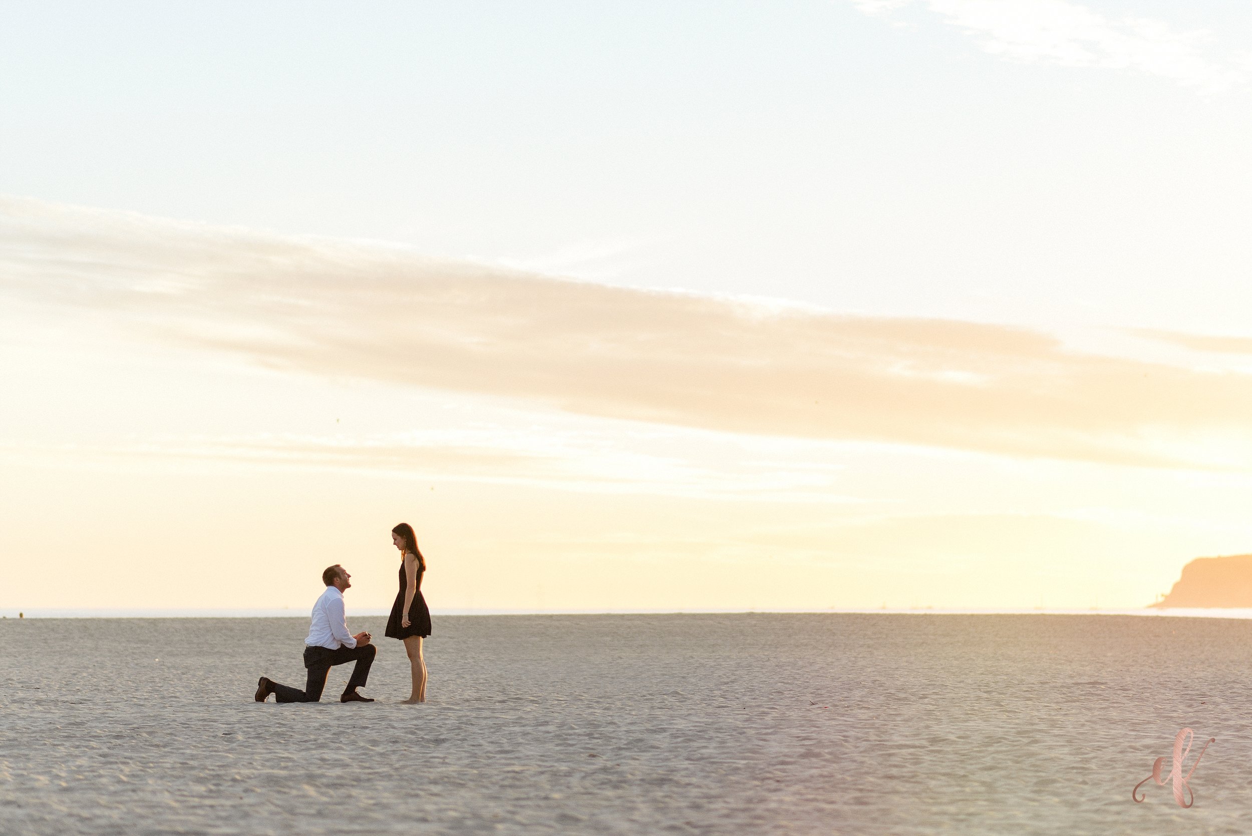 San Diego Proposal Photography | Coronado | Sunset