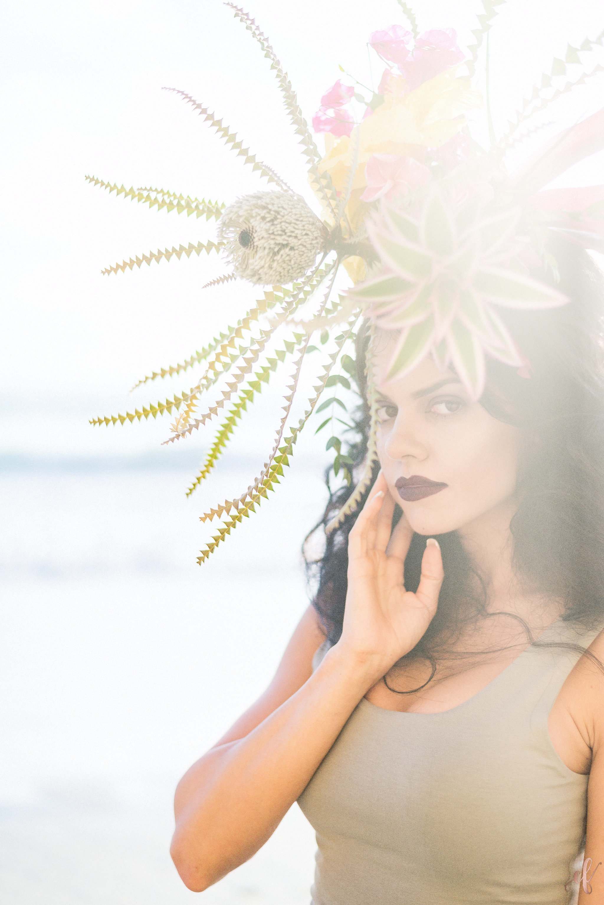 San Diego Portrait Photographer | Flower Crown | Ernie & Fiona | Rae Florae