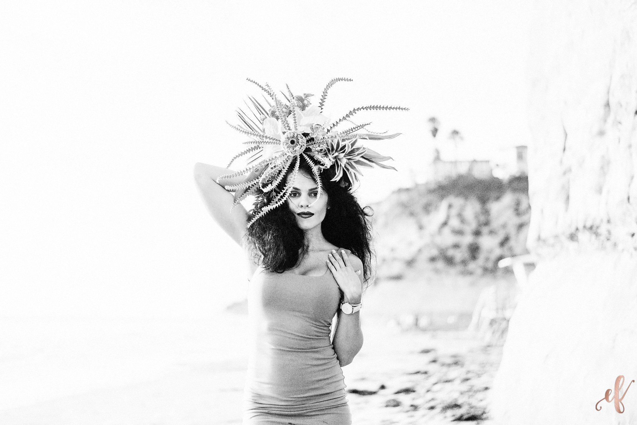 San Diego Portrait Photographer | Flower Crown | Ernie & Fiona | Rae Florae
