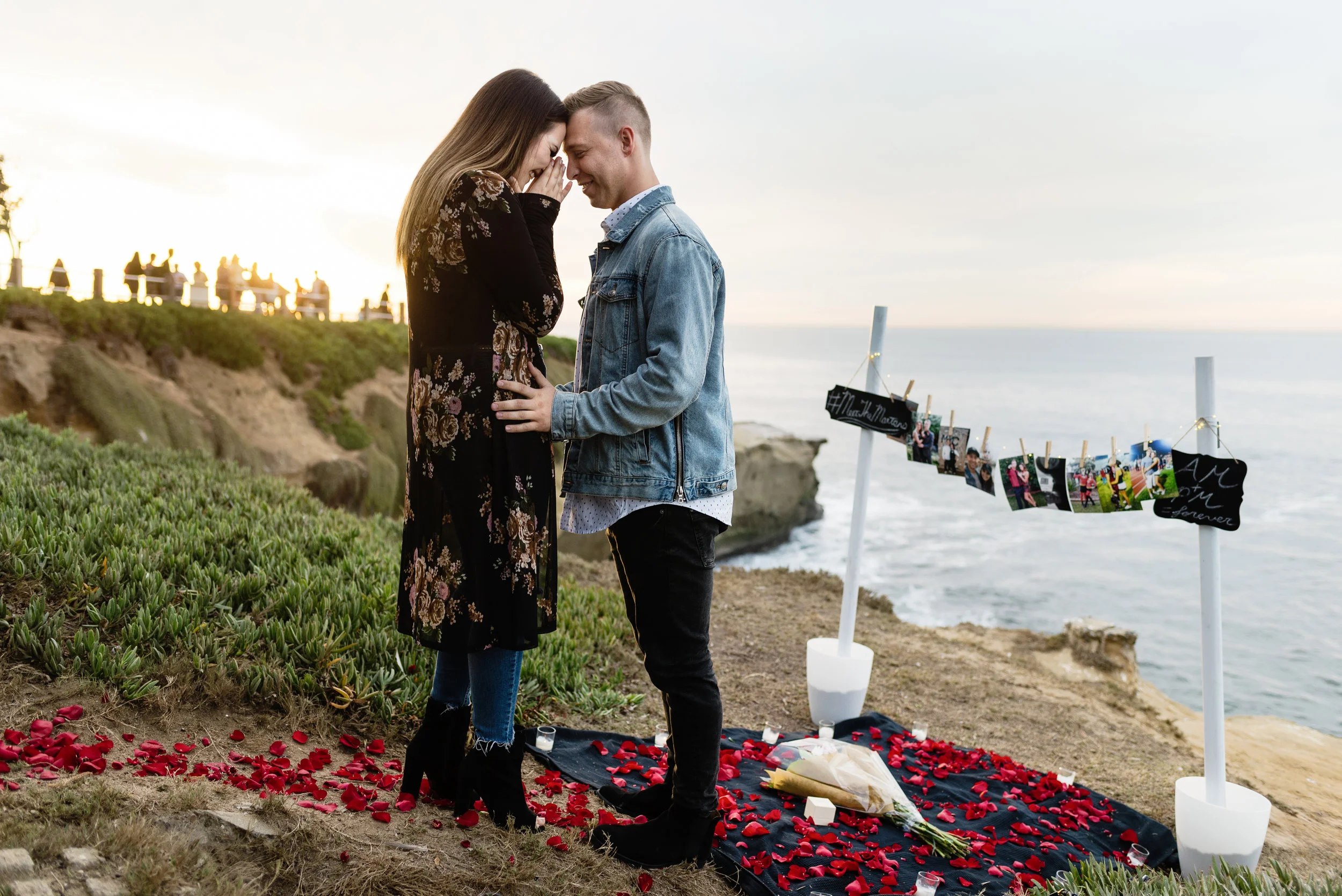 San Diego Proposal Photography | La Jolla | Alex + Paige