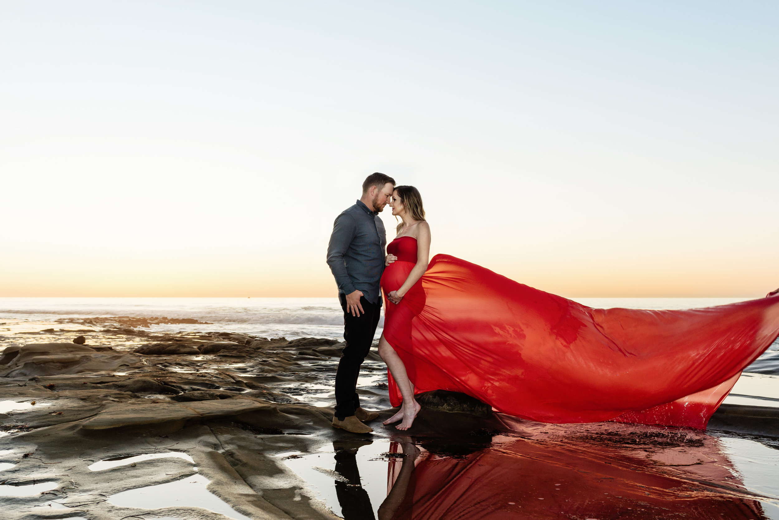 San Diego Maternity Photo Shoot | La Jolla | Andy + Amy