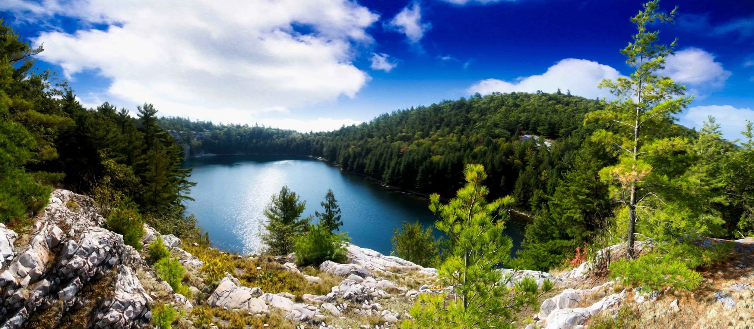Tear Drop Lake - Killarney Provincial Park