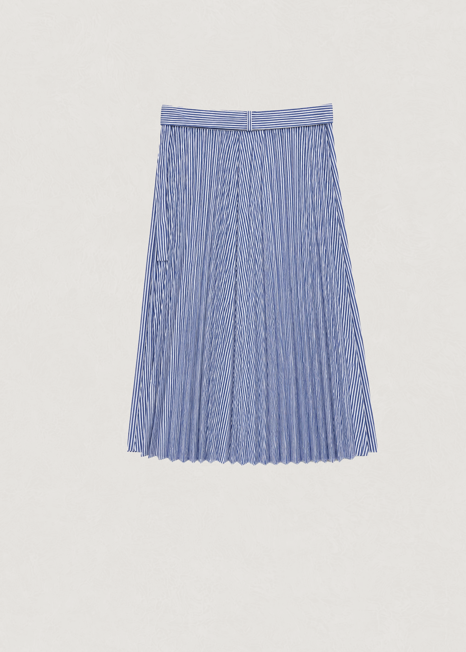 Tommy Hilfiger Striped Pleated Skirt