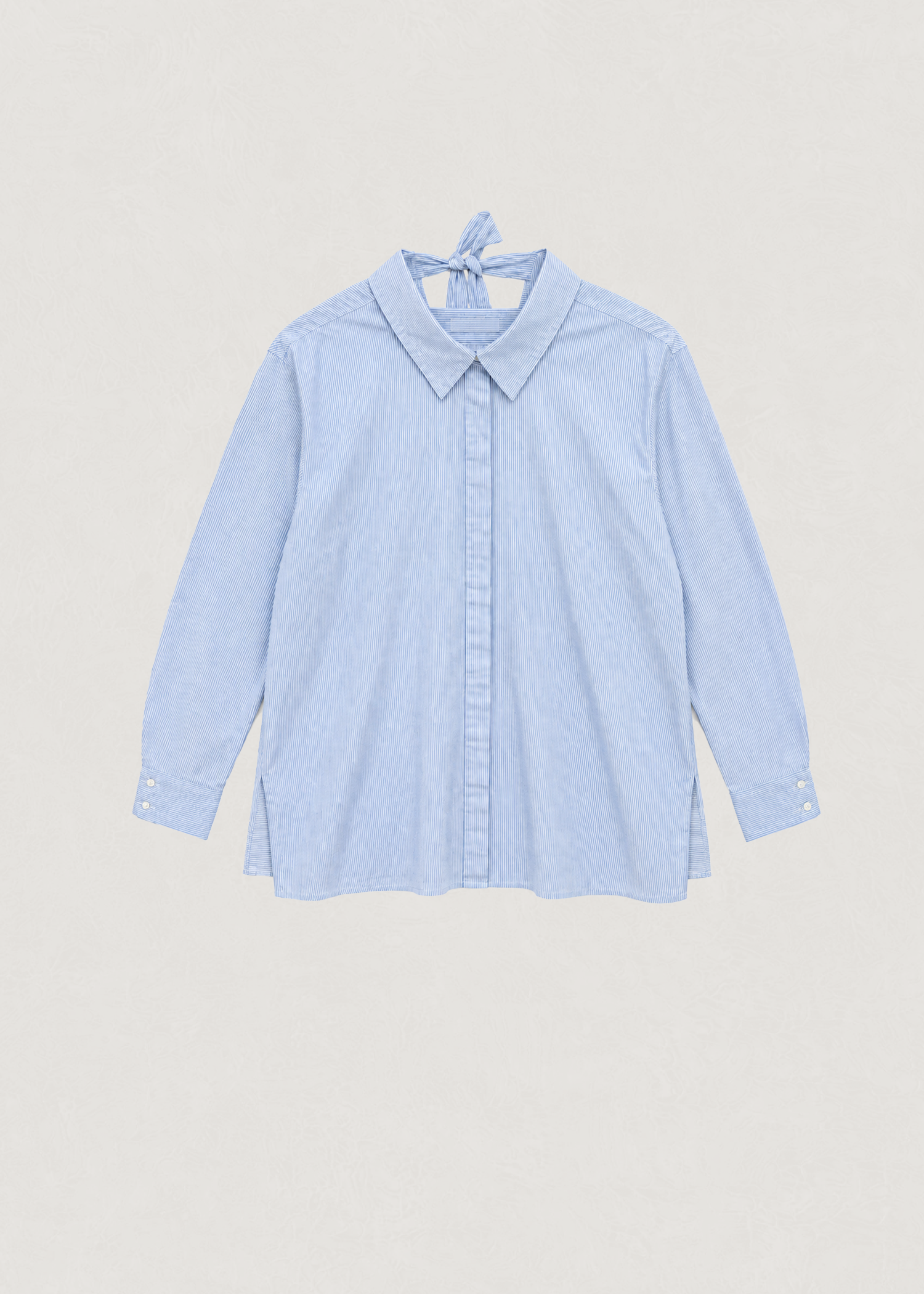 Zara Striped Shirt Tie-back