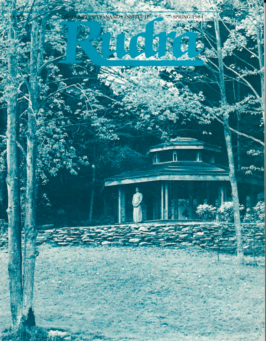 Swami Chetanananda at Rudi's Shrine at Big Indian, 1984