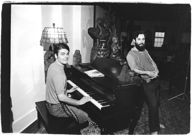 David Komito and Michael Shoemaker at Rudi's.