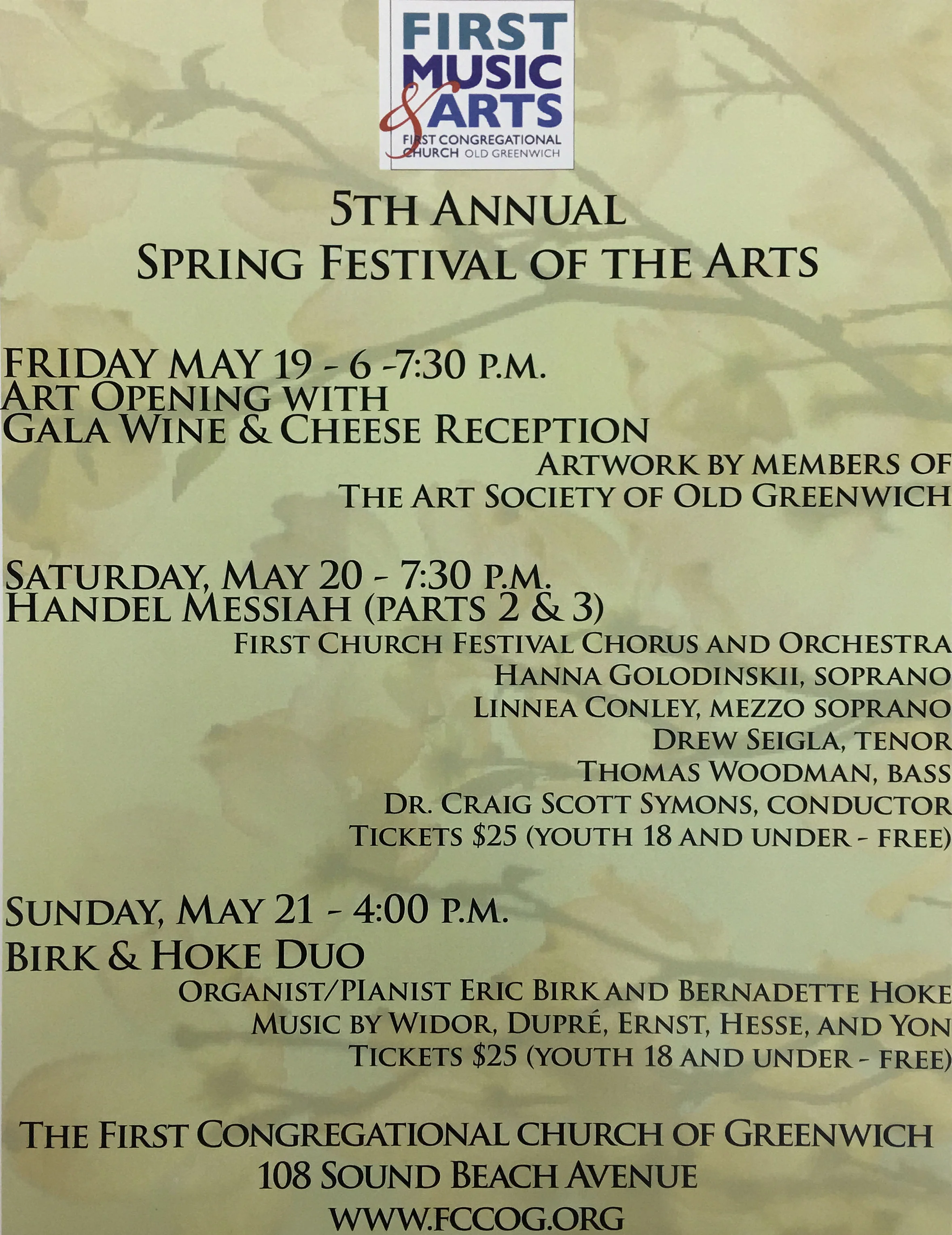 5th Annual Spring Festival of the Arts