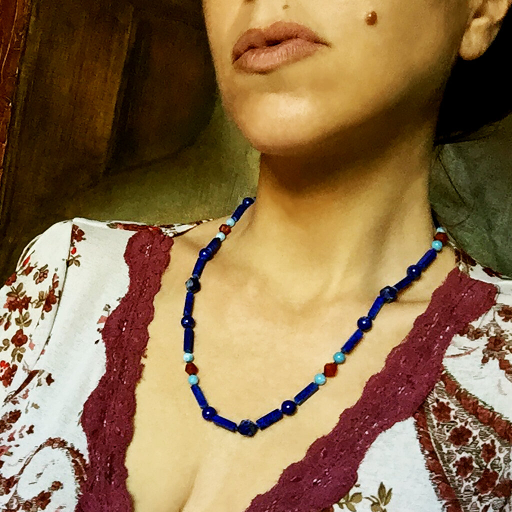 Trismegistus-Square-Necklace-Lapis-Lazuli-Larimar-Red Carnelian-M-Sqr-1024.jpg