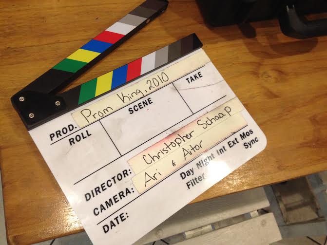 Slate after the final shot before picture wrap