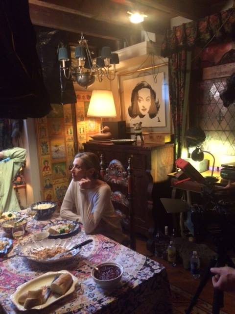 Rosanne Rubino on the Staten Island set