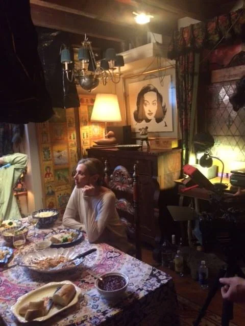 Rosanne Rubino on the Staten Island set