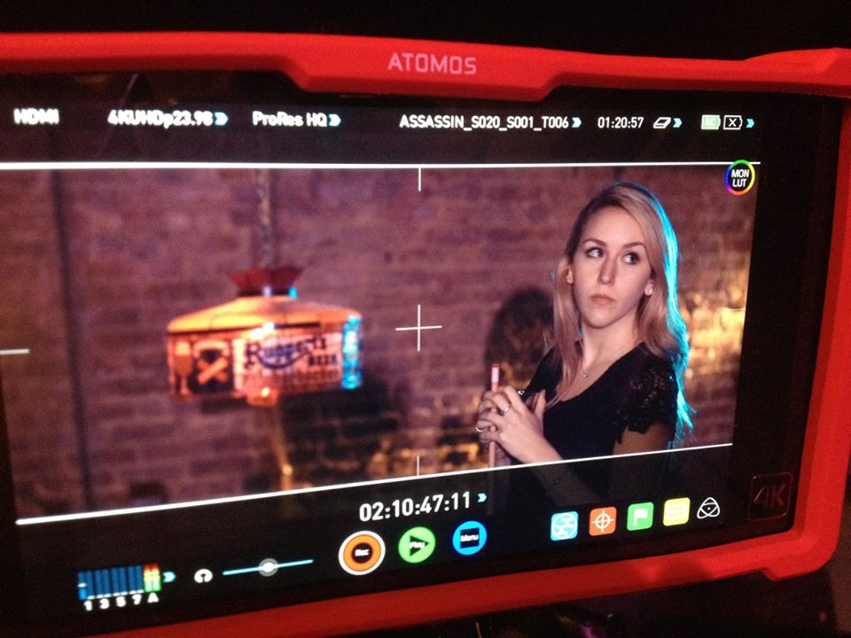 Sara Kohler during a camera rehearsal 