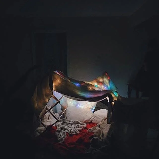 The blanket fort set -- courtesy of Cameron Christopher Dunn