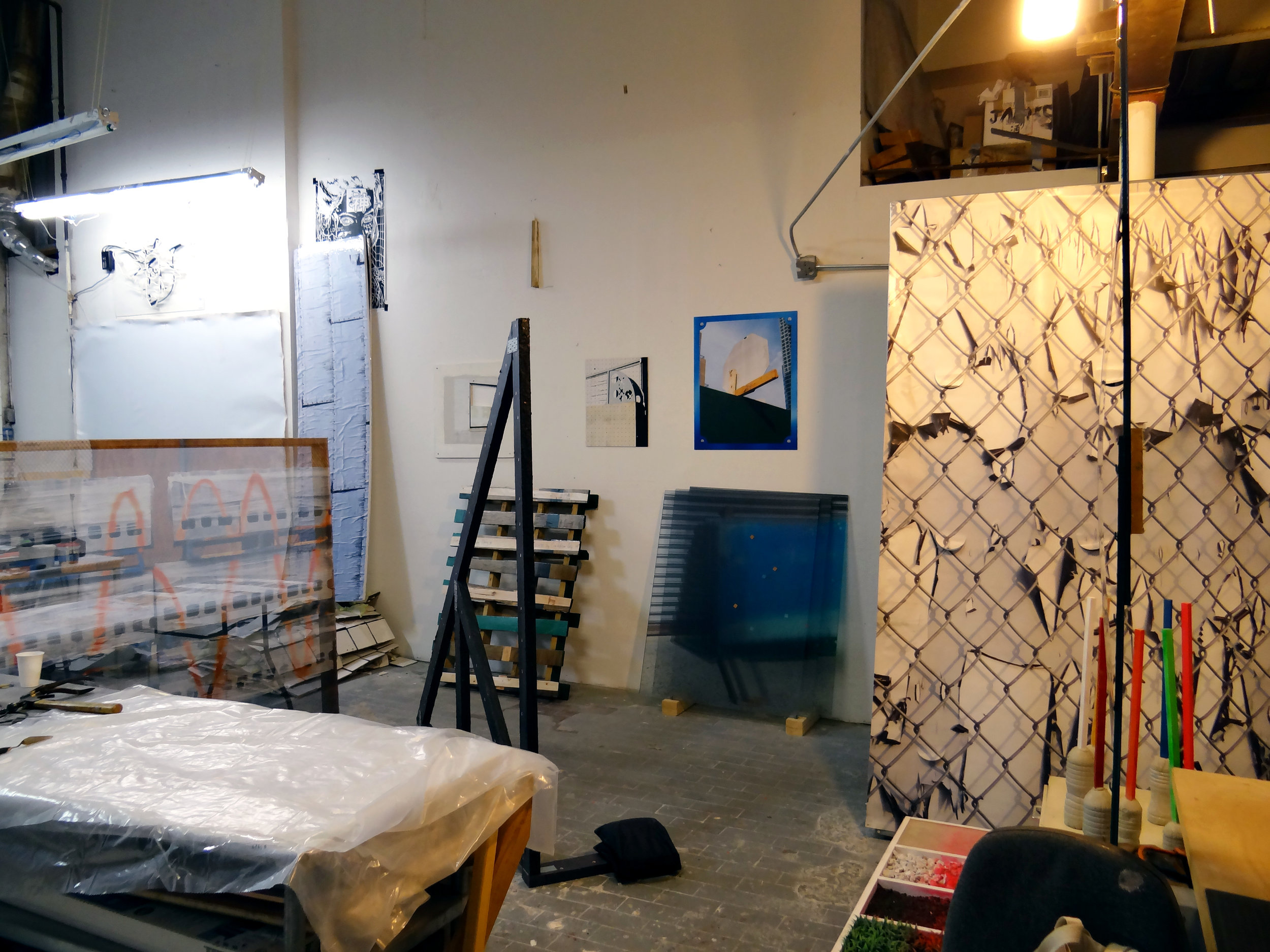 Ryan Oskin's studio