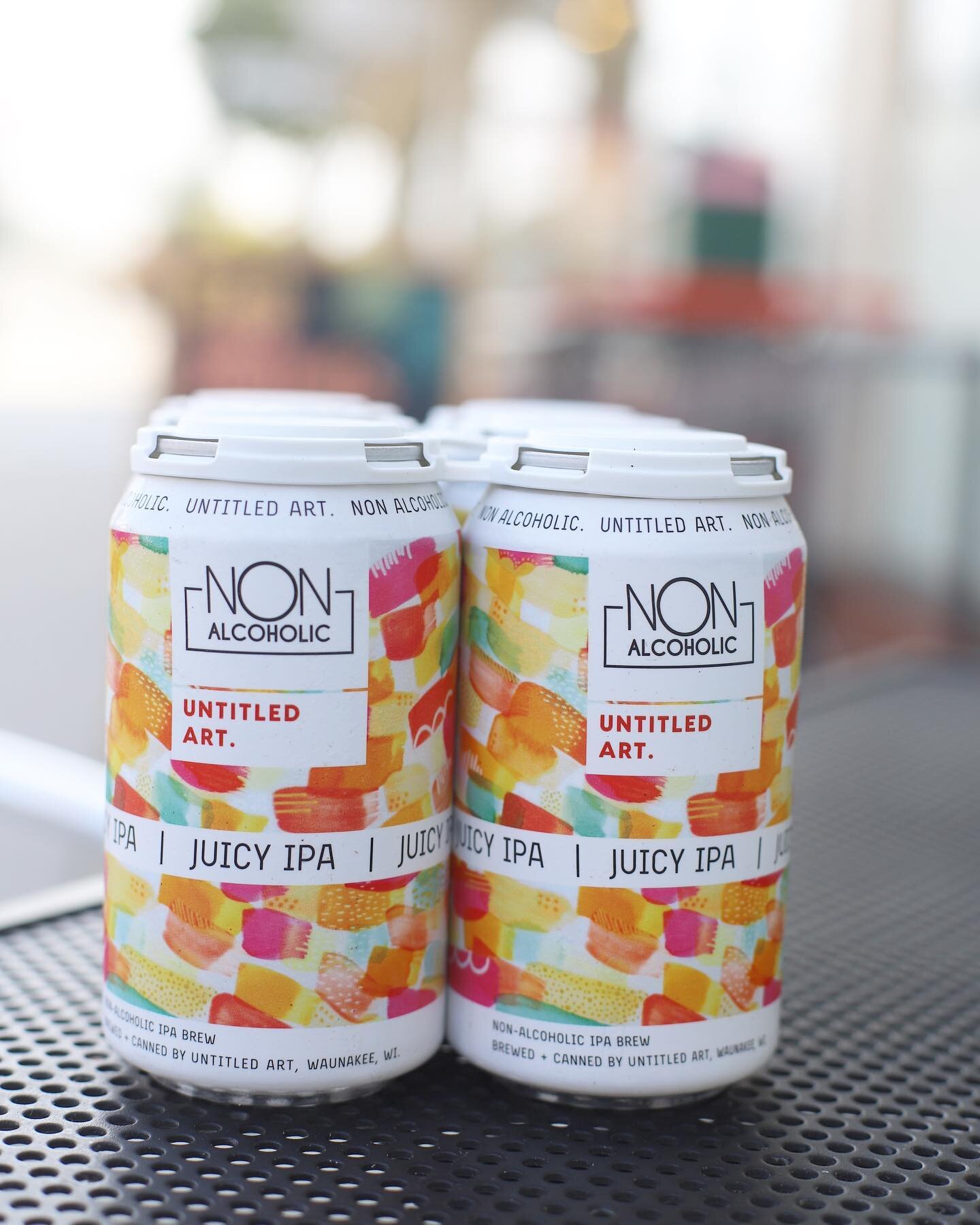 ✨New Drink Alert✨

@untitledartbev  Non-Alcoholic Juicy IPA

All flavor, no alcohol! Whether you are cutting consumption, or miss the taste of beer minus the alcohol, cheers to these Non-Alcohol Beers. These favorite styles have been brewed to fully 