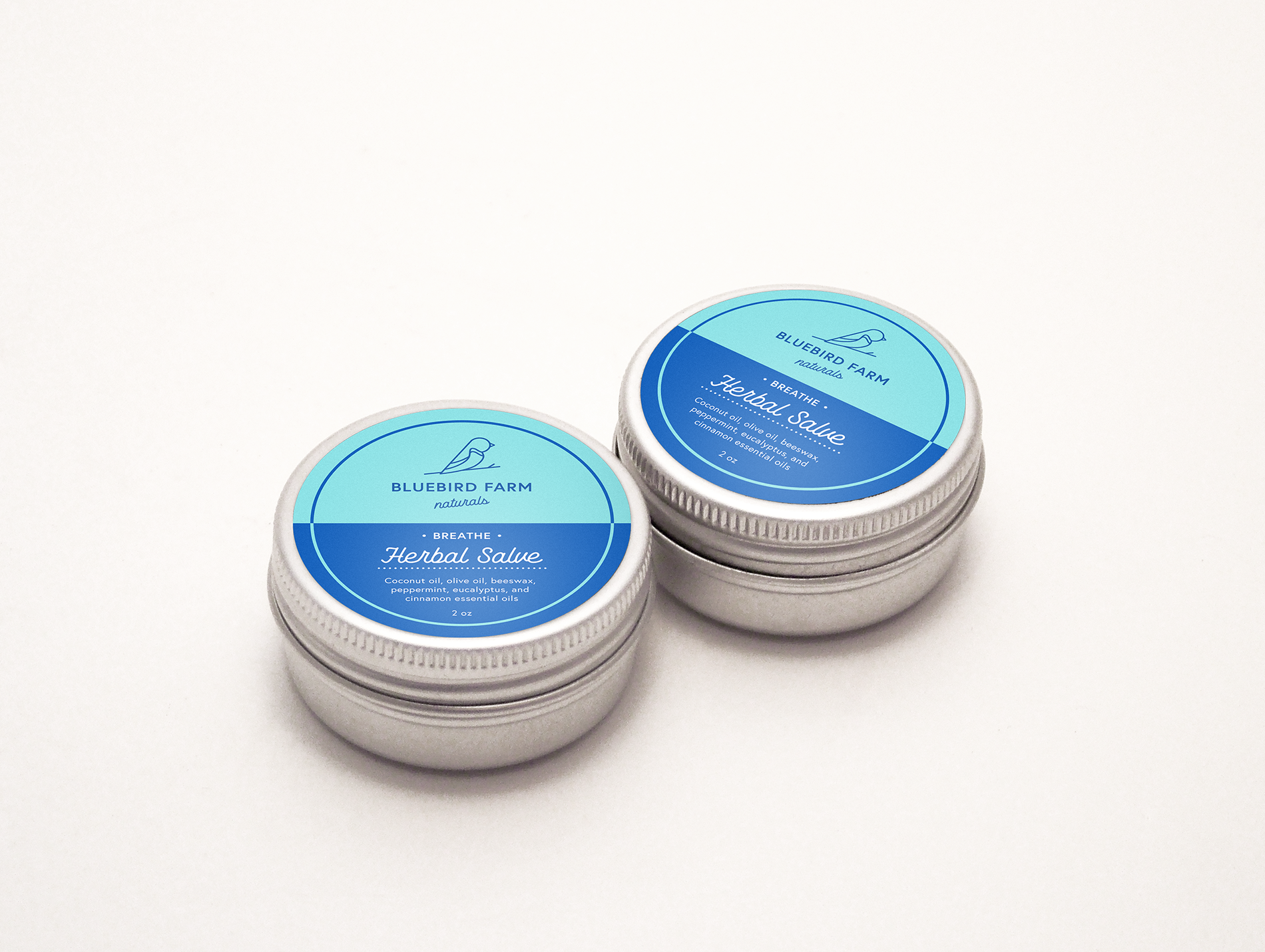 Bluebird farm breathe balm design