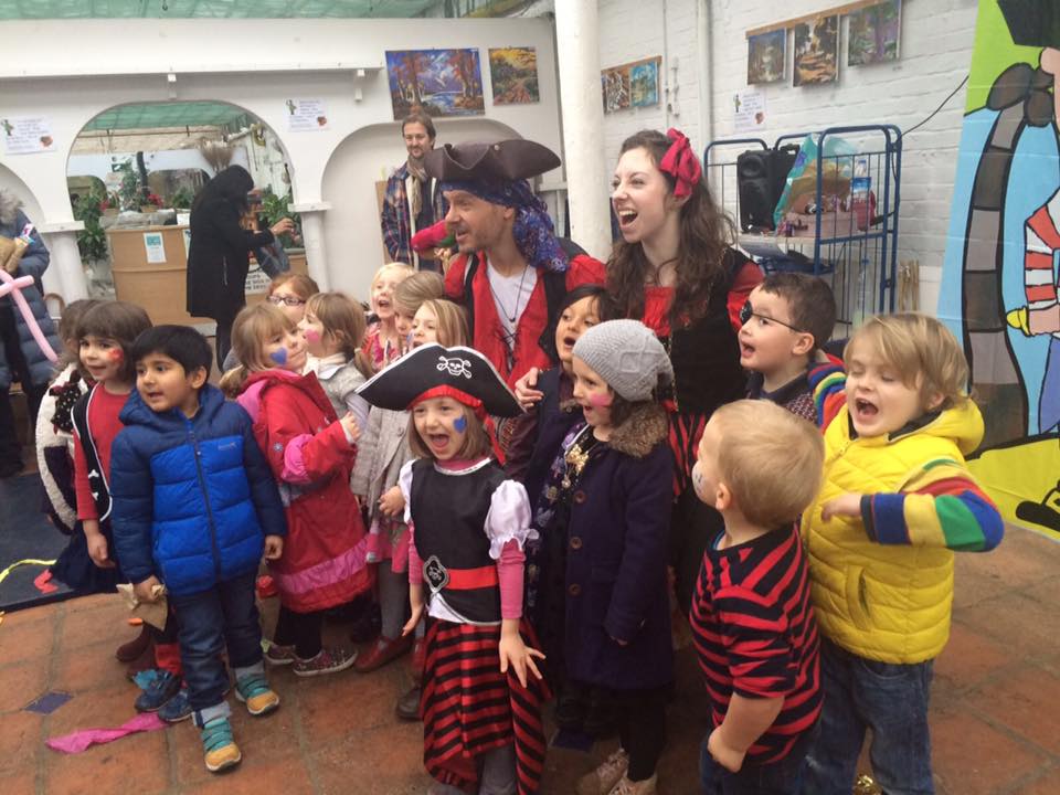 Captains Tom and Phoebe - strong pirate crew!