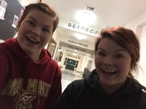 Happy finished faces!