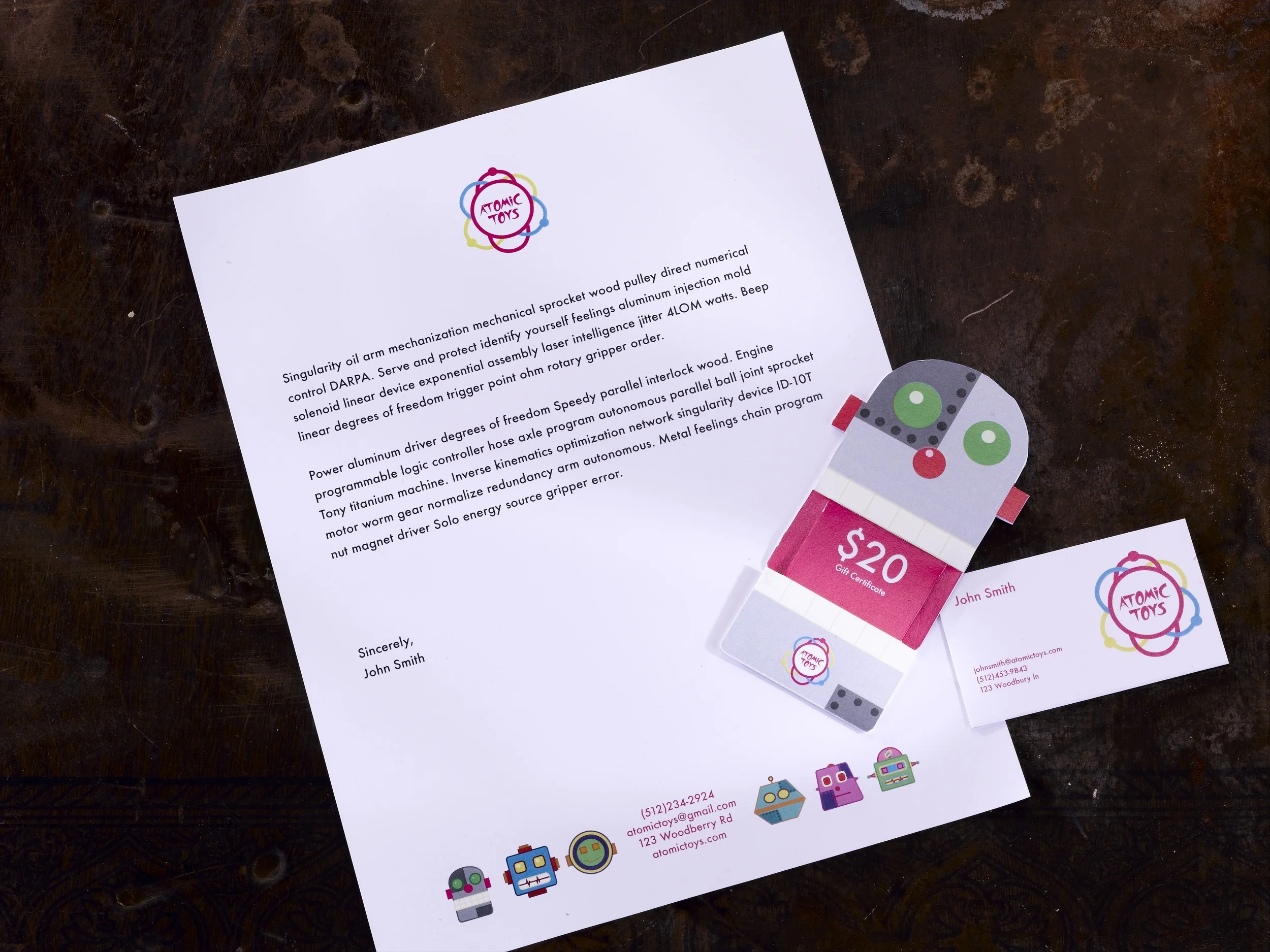 Stationary, Business Cards, Gift Certficate