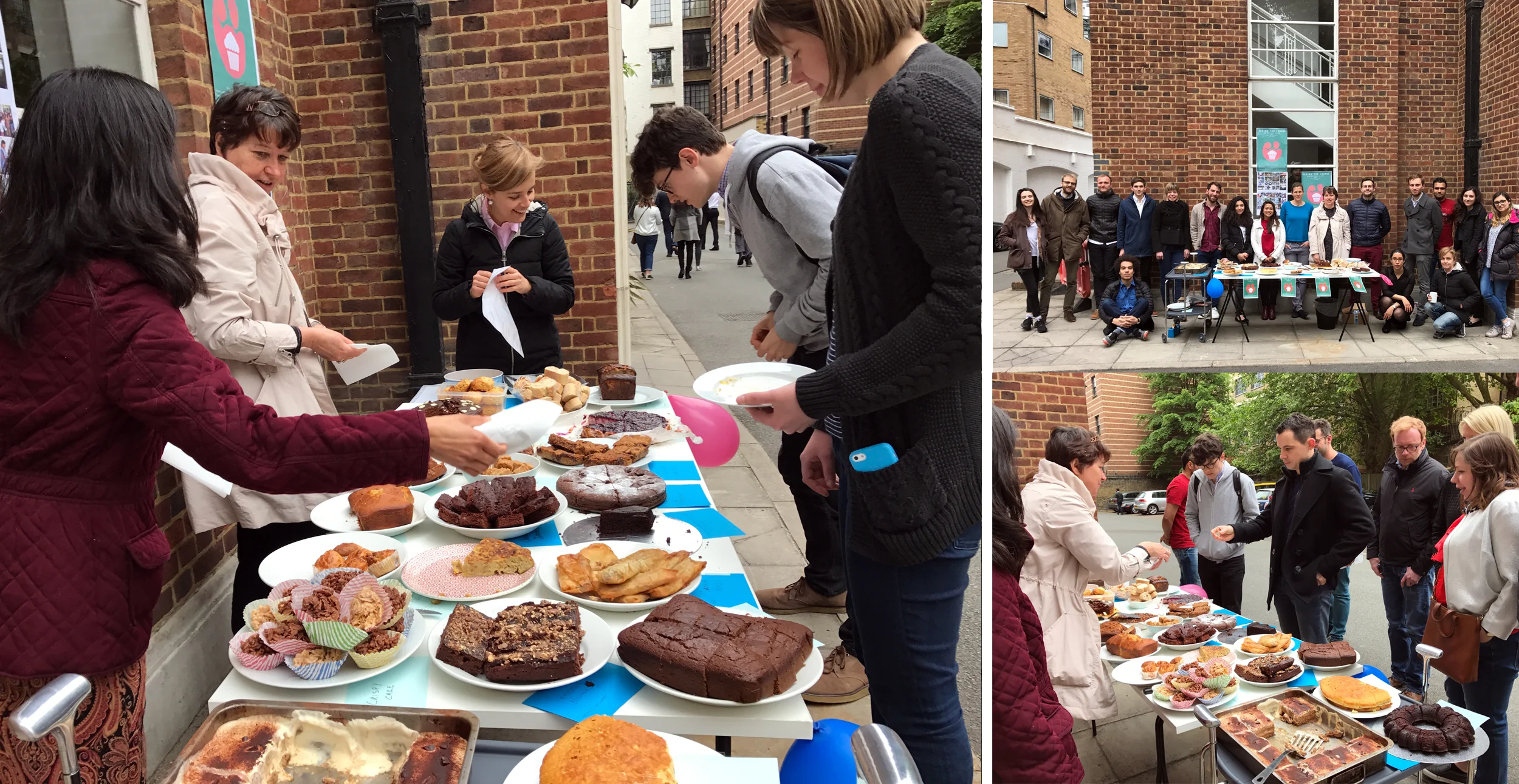   Baking For Change - May 2017   We are delighted to be supported by the office of Proctor and Matthews Architects and the bake sale event. On behalf of Mannan Foundation Trust we'd like to thank those who baked and contributed towards the event and 