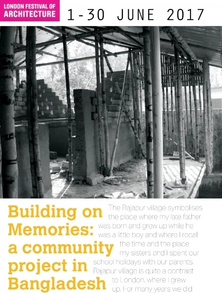   Project Updateat A&amp;M Architects' Office - May 2017   We hope you will join us to celebrate this year's London Festival of Architecture (LFA) event (hosted by Proctor and Matthews Architects), where the Rajapur Community Projects will be part of
