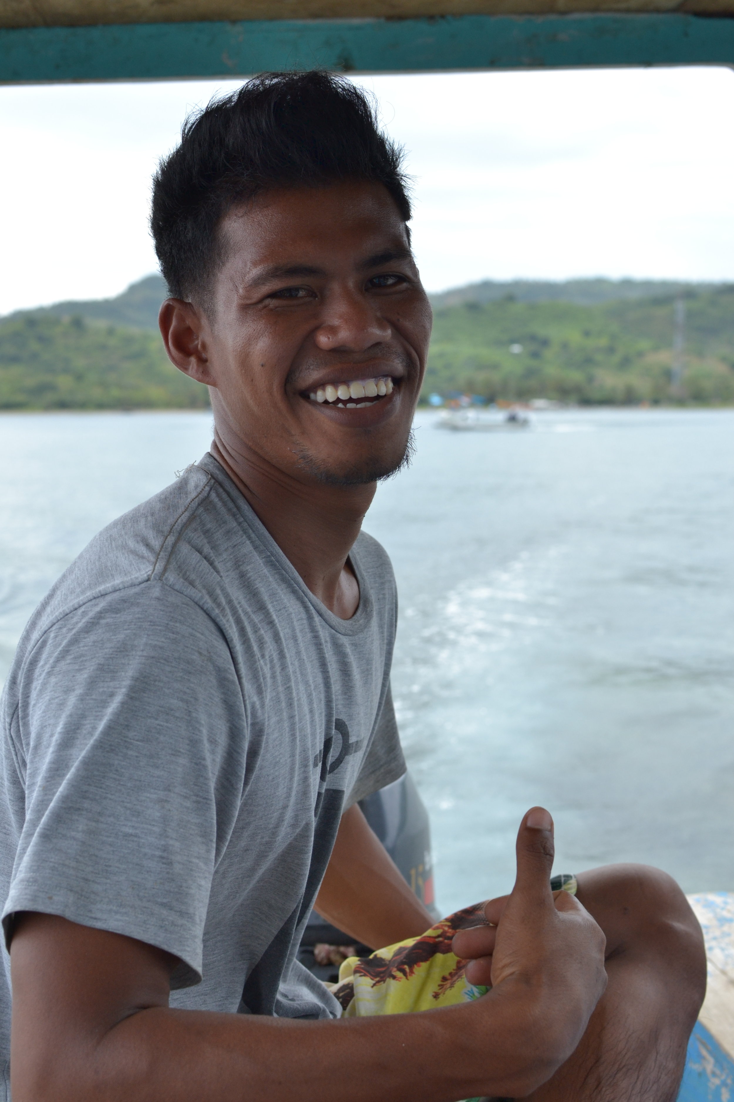 Our boat man "Man."
