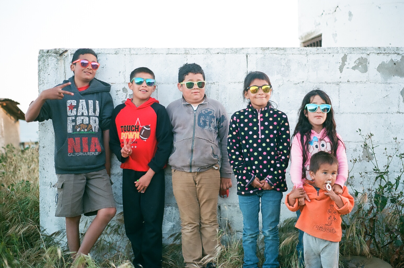 Local kids in their Nectar Sunglasses. 