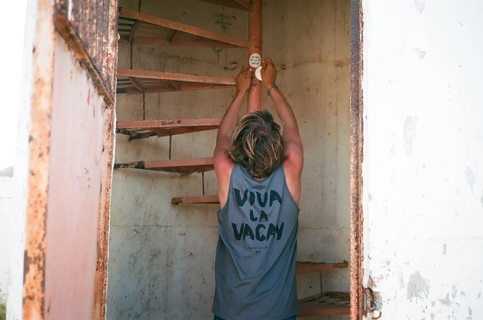 Steve doing hoodrat shit. Shot by contributing artist Frank Feena. 