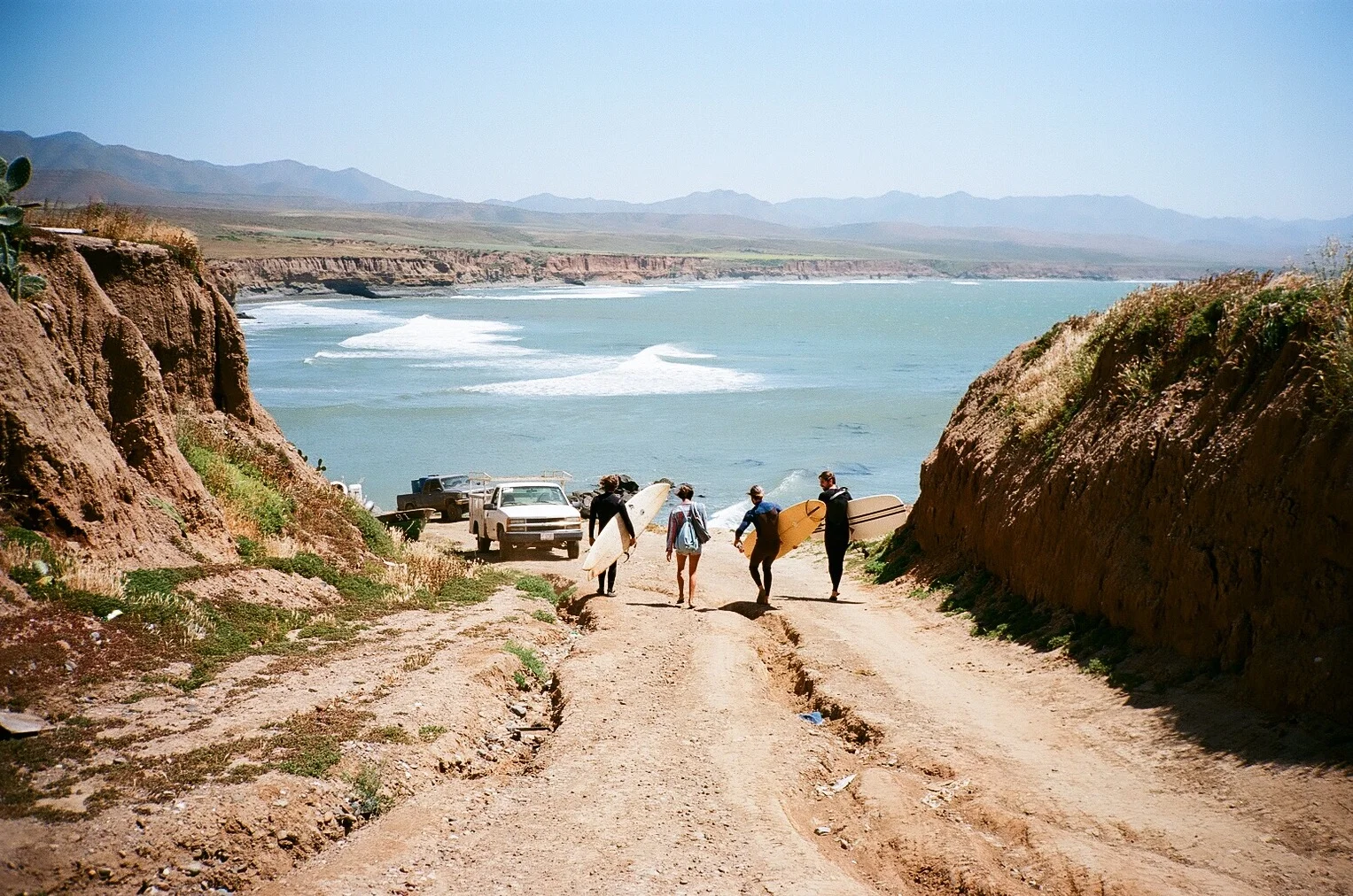 The walk down to the boat launch. Shot by Frank Feena. 
