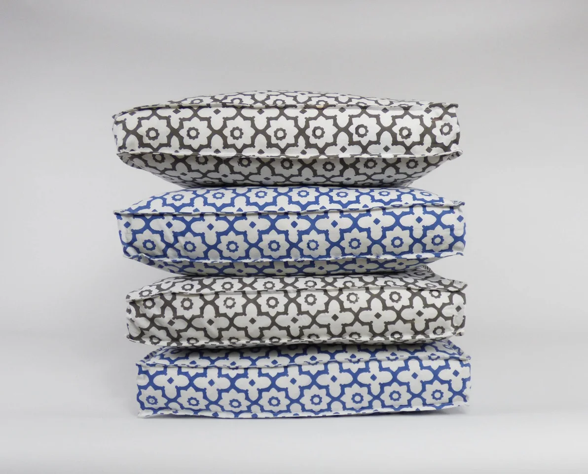 Indigo & Wills Cotton Cushion