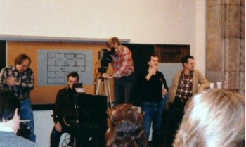 Camera man at work