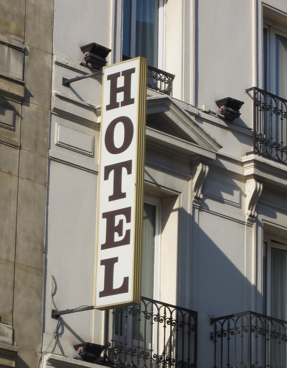 A hotel on the Left Bank, Paris, France, 2011.