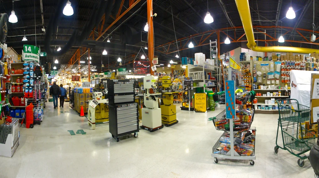 Interior of McGuckin Hardware in Boulder, Colorado. Photo by Ken and Allison of Spaces Real Estate