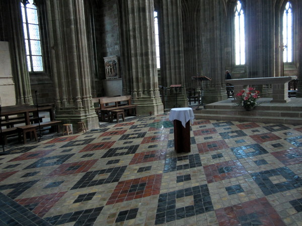 The Gothic Choir east of the main abbey church's nave.