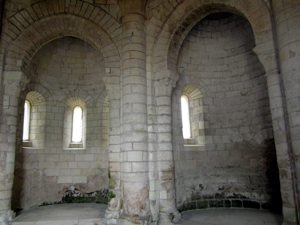 The ovens, probably added much after the original 12th-century kitchen building.