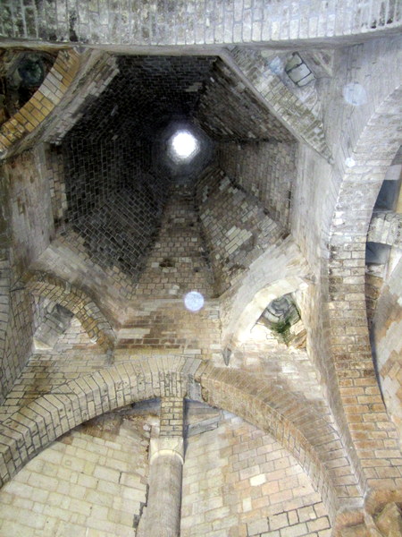 The chimney above one of the abbey ovens.