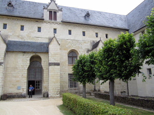 Entrance to the abbey refectory.