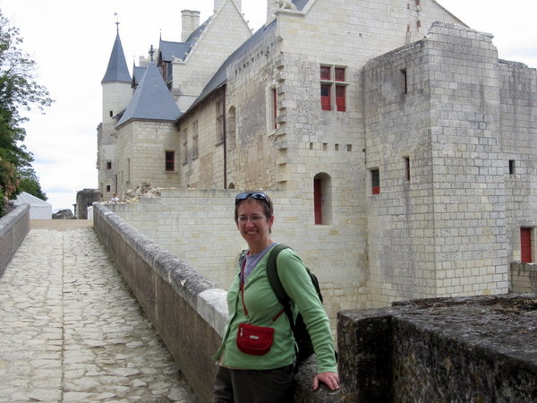 Me in front of the restored Royal Residence. Photo by Mr. Pierre Romanet.