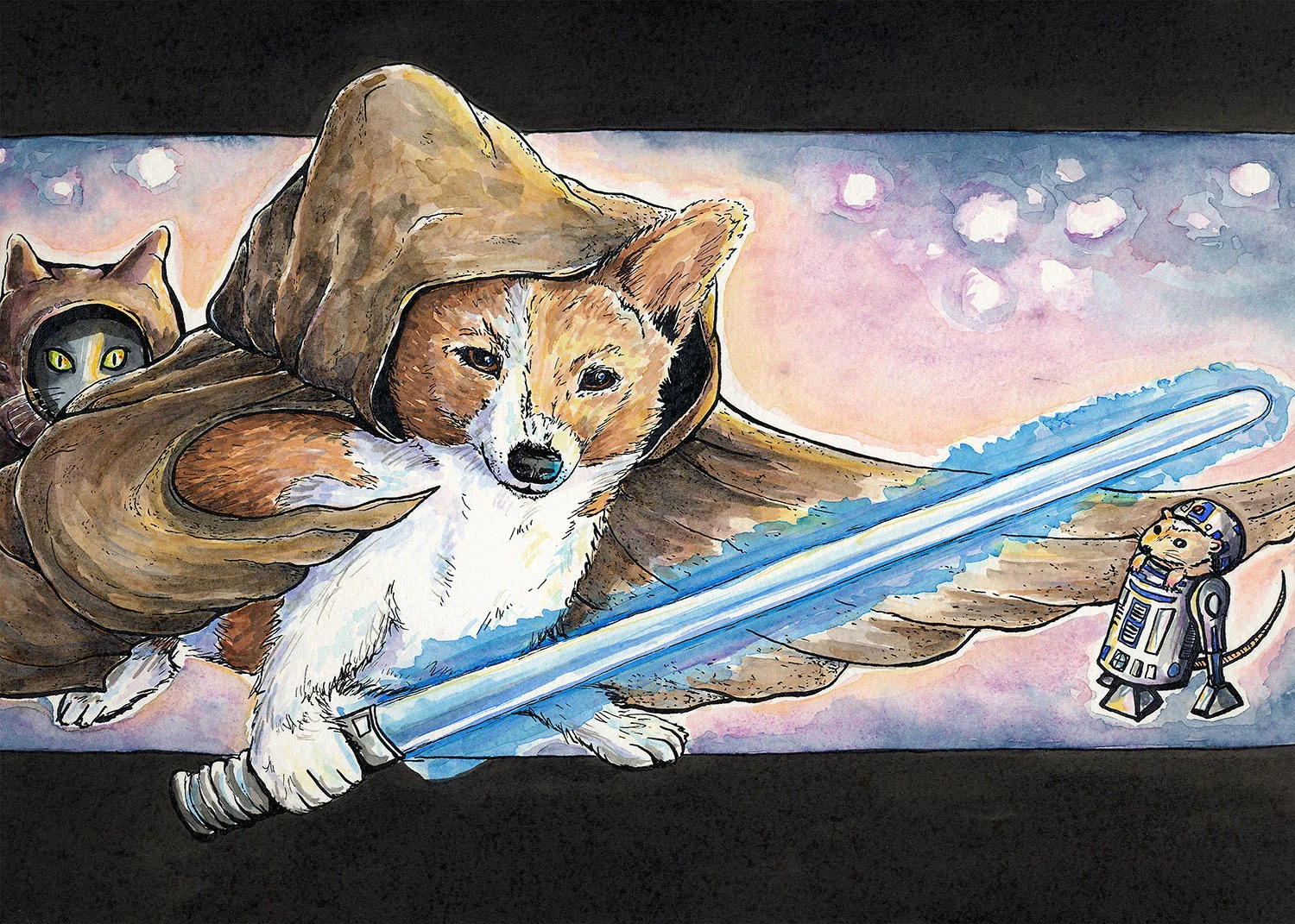 Jedi Corgi