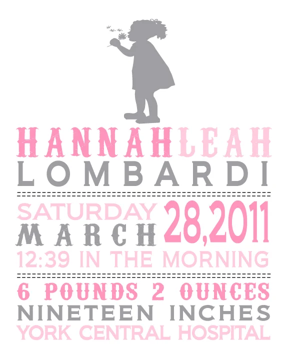 HazelBug Designs  - Girl Silhouette