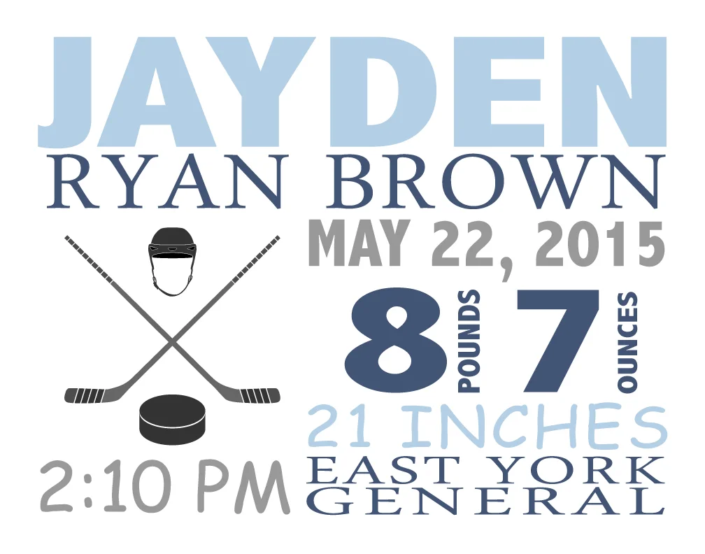 HazelBug Designs - Hockey