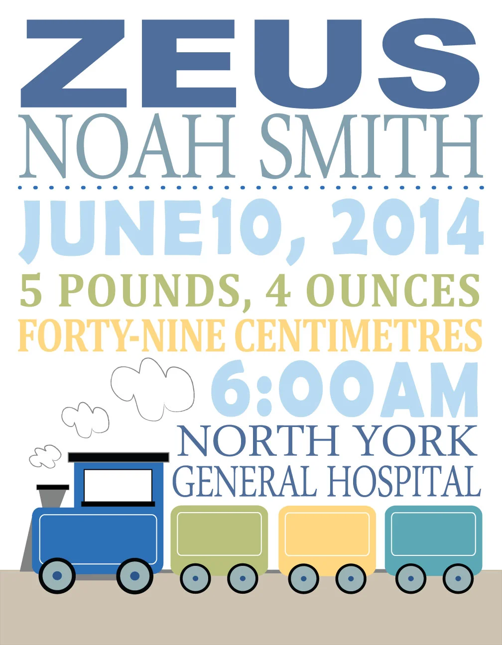 HazelBug Designs - Long Train