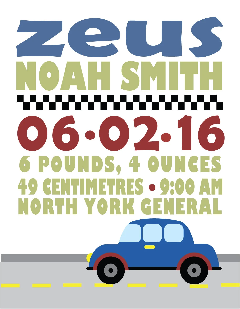 HazelBug Designs - Car