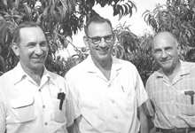 left to right – Curt, Vernon, Cornell Eckert