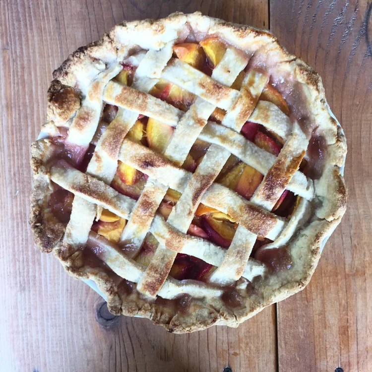 Homemade Peach Pie