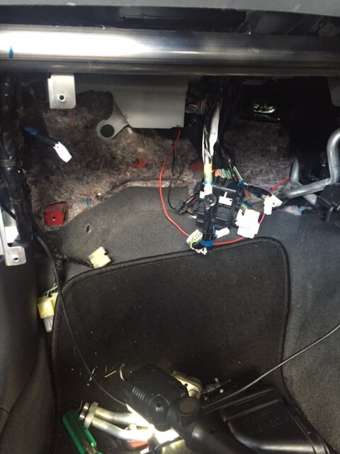 Cooling coil is removed