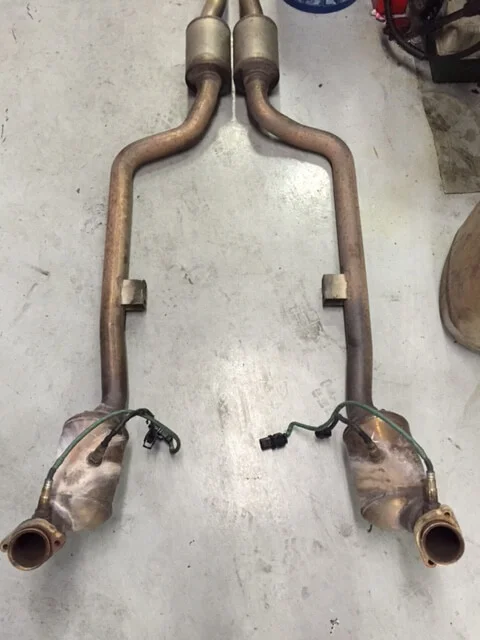 The exhaust system have to be removed first before the fuel tank can be accessed